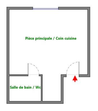 Plan de l'appartement